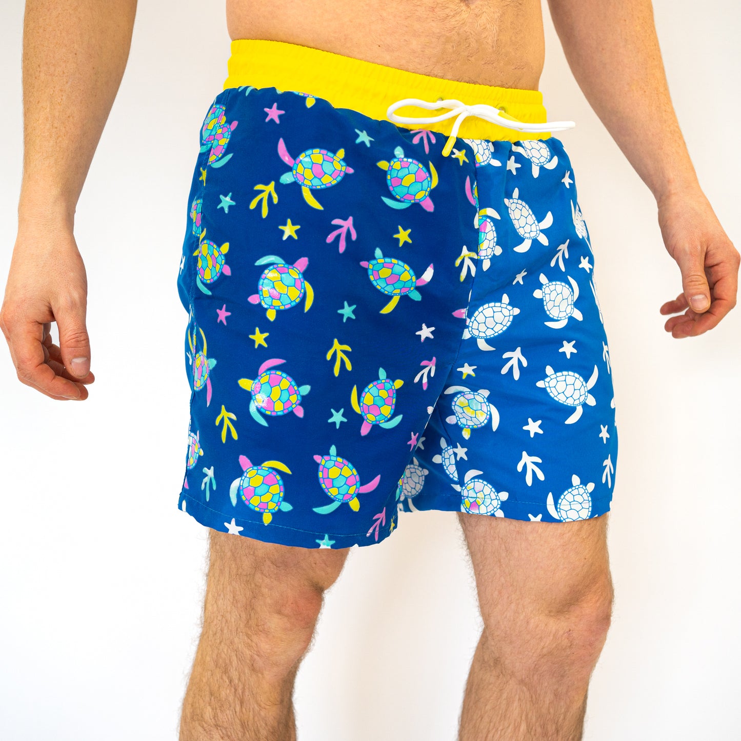 Adults Turtle Swim Shorts - Colour Changing